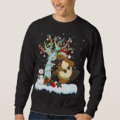 Sweatshirt Platypus Xmas Lumière Arbre Santa Hat Platypus Chr (Devant)