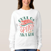 Sweatshirt Plein de vacances esprit aka rhum noël (Devant)