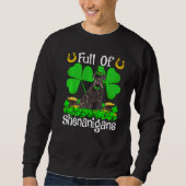 Sweatshirt Plein Shenanigans Giant Schnauzer Chien St Patrick (Devant)