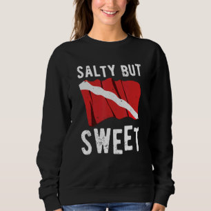 Sweatshirt Plongée Drapeau Salé Mais Doux Distressed Diver