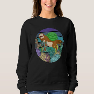 Sweatshirt Plongée en scaphandre Snorkeling Paresseux Paresse