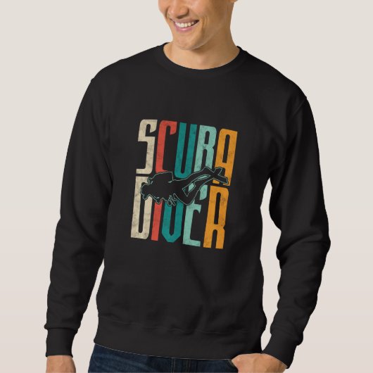 Sweatshirt Plongée Masque de plongée Scuba Sous-marin Master (Devant)