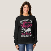 Sweatshirt Plongée plongée Plongée fille Oublier verre Slippe (Devant entier)