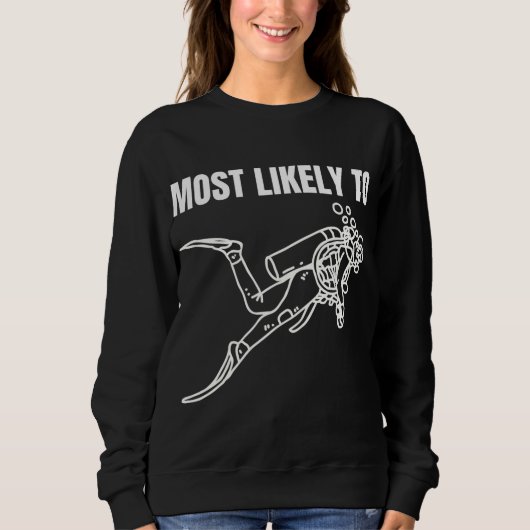 Sweatshirt Plongée Scuba Plongée Simple Graphic (Devant)