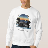 Sweatshirt Plongeons du lac Butterfield en couple (Devant)