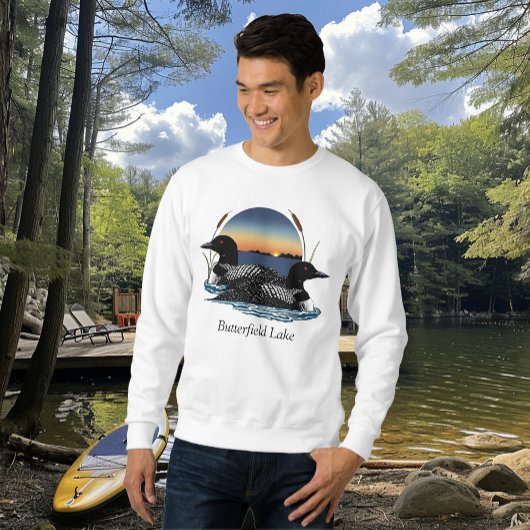 Sweatshirt Plongeons du lac Butterfield en couple
