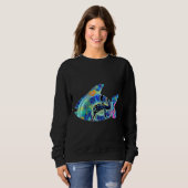 Sweatshirt Plonger Gros Poisson Profond (Devant entier)