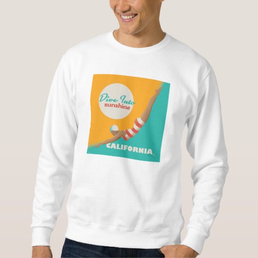 Sweatshirt Plongez Dans Le Soleil | Californie (Devant)