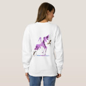 Sweatshirt Plume & Grâce (Dos entier)
