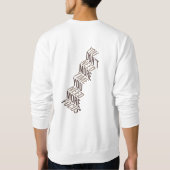 Sweatshirt Plus de concentration, moins de temps (Dos)