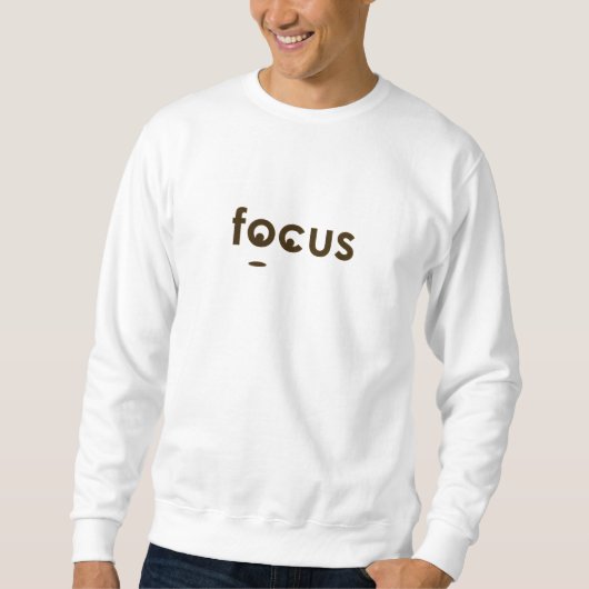 Sweatshirt Plus de concentration, moins de temps (Devant)