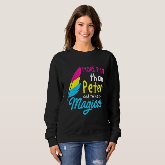 Sweatshirt Plus de Pan que Peter - Lgbtq Queer Panse Omnisexu (Devant entier)