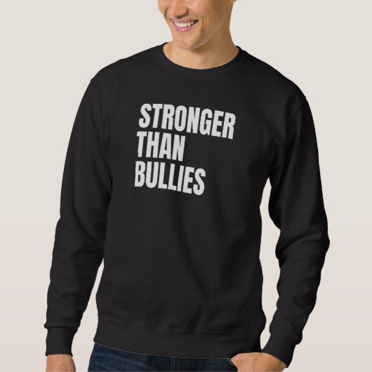 Sweatshirt Plus forte que les brutes (Devant)