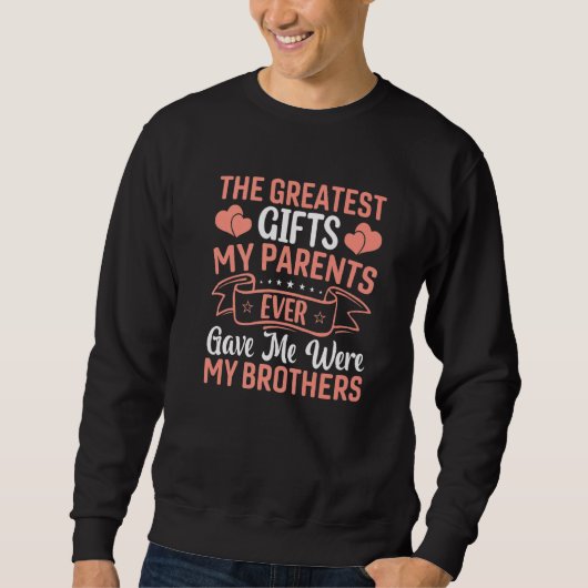 Sweatshirt Plus Grands Mes Parents M'Ont Jamais Donné Soeur B (Devant)