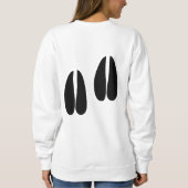 Sweatshirt Plus les personnes je rencontre plus que j'aime (Dos)