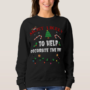 Sweatshirt Plus susceptible d'aider à décorer l'arbre Drôle d