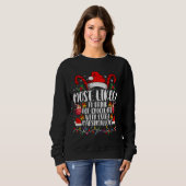 Sweatshirt Plus Susceptible De Boire Des Chamallows De Chocol (Devant entier)