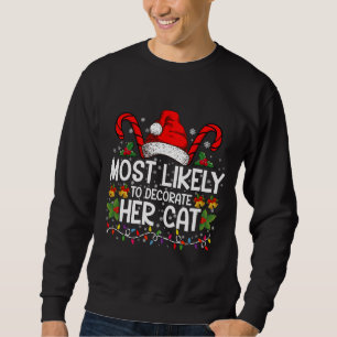 Sweatshirt Plus susceptible de décorer sa famille de chats av