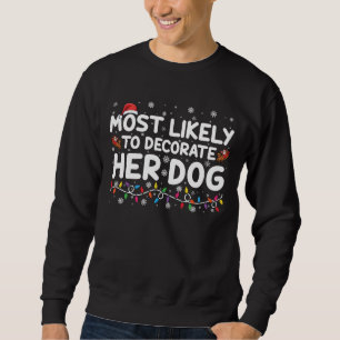 Sweatshirt Plus susceptible de décorer son chien pour Noël en