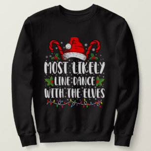 Sweatshirt Plus susceptible de faire une danse en ligne avec