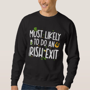 Sweatshirt Plus susceptible de faire une sortie irlandaise St