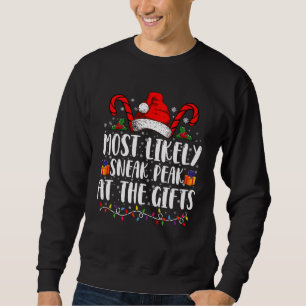 Sweatshirt Plus susceptible de jeter un coup d'œil aux cadeau