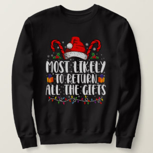 Sweatshirt Plus susceptible de rendre tous les cadeaux de Noë