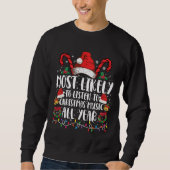 Sweatshirt Plus susceptible d'écouter Noël toute l'année Xmas (Devant)
