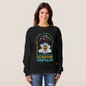 Sweatshirt Plus Vous Lisez Plus De Choses Que Vous Connaîtrez (Devant entier)