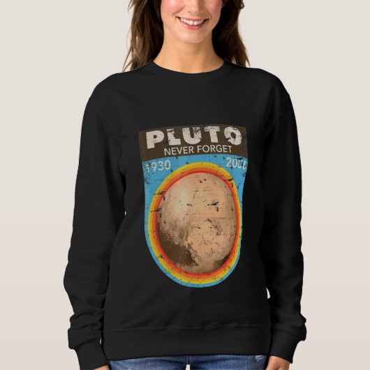 Sweatshirt Pluto n'oublie jamais (Devant)