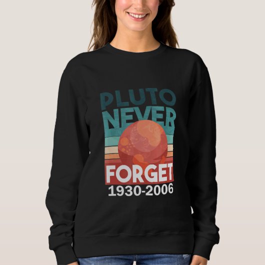 Sweatshirt Pluton planète système solaire l'univers dit (Devant)
