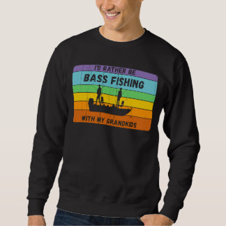 Sweatshirt Plutôt Être Basse Pêche Avec Grandes Enfants Basse