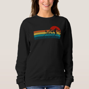 Sweatshirt Plutôt Être Sur Le Sentier Randonneur Randonnée Vo