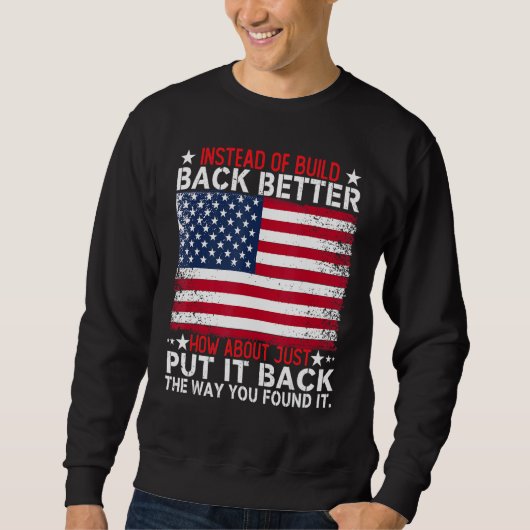 Sweatshirt Plutôt Que De Mieux Réaliser Comment Se Contenter  (Devant)