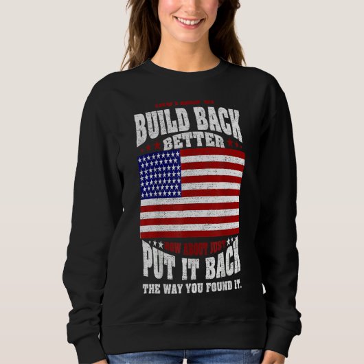 Sweatshirt Plutôt Que De Mieux Réaliser Comment Se Contenter (Devant)