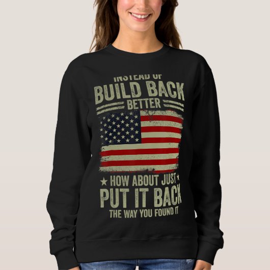 Sweatshirt Plutôt Que De Mieux Réaliser Comment Se Contenter  (Devant)