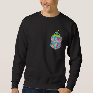 Sweatshirt Pocket Bird Graphic Tee - shirts & Cool Designs