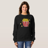 Sweatshirt Pocket Popcorn Pop Corn Eater Graphisme (Devant entier)
