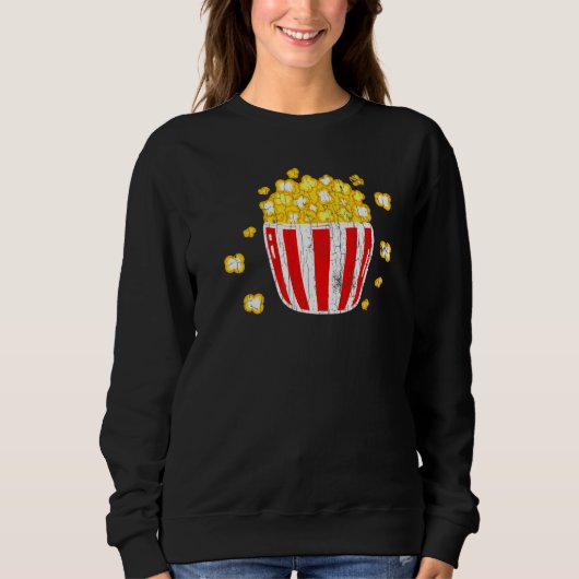 Sweatshirt Pocket Popcorn Pop Corn Eater Graphisme (Devant)
