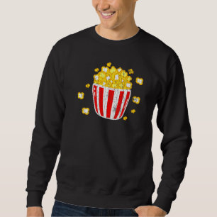 Sweatshirt Pocket Popcorn Pop Corn Eater Graphisme