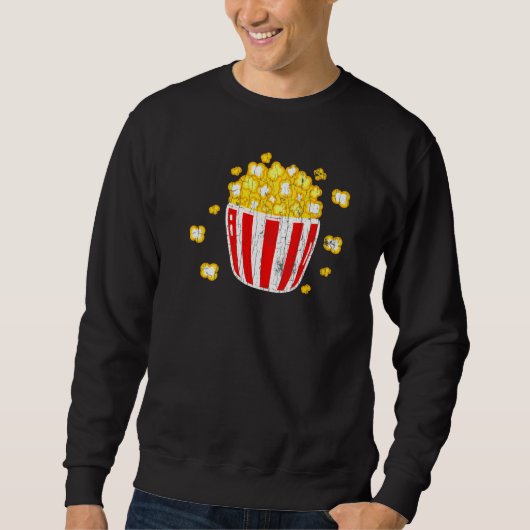 Sweatshirt Pocket Popcorn Pop Corn Eater Graphisme (Devant)
