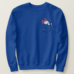 Sweatshirt Pocket Sleeper Westie KiniArt