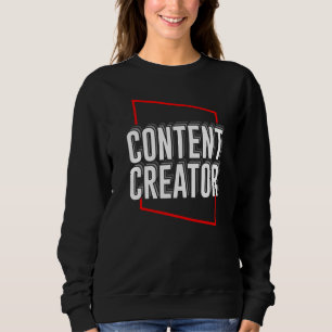 Sweatshirt Podcast du blogueur Influencer Creator Vlogger