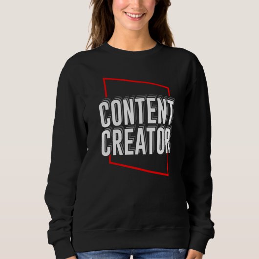 Sweatshirt Podcast du blogueur Influencer Creator Vlogger (Devant)