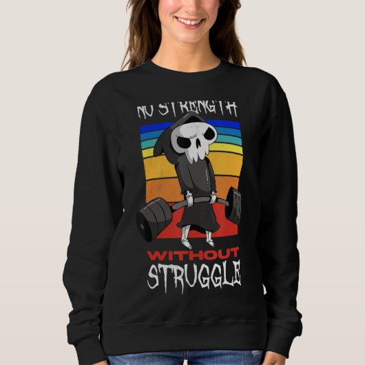 Sweatshirt Poids Pas De Force Sans Lutte (Devant)