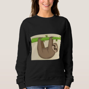Sweatshirt Poignée Fente Imprimer Sur Stickers Accessoire Vêt