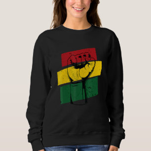 Sweatshirt Poing élevé Black Power Africa Blm 1