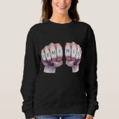 Sweatshirt Poings féministes (Devant)