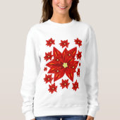 Sweatshirt Poinsettia (Devant)