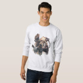 Sweatshirt Pointer à poil dur allemand (Devant entier)